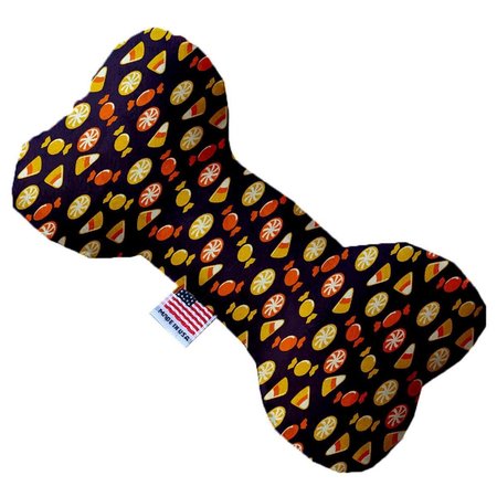 MIRAGE PET PRODUCTS Halloween Candy Confetti Canvas Bone Dog Toy 6 in. 1344-CTYBN6